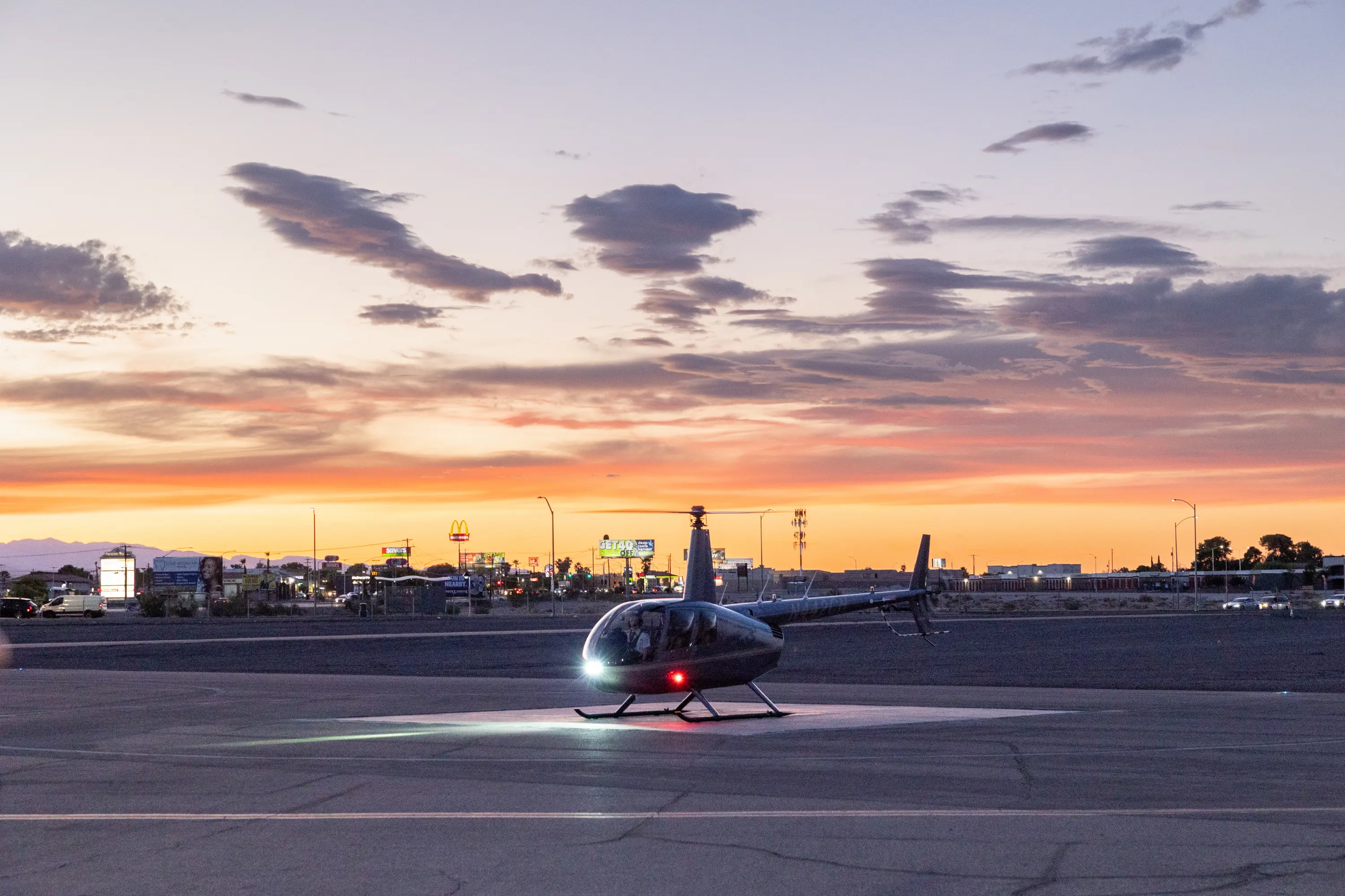 Close up of All Inclusive Helicopter Wedding in Vegas